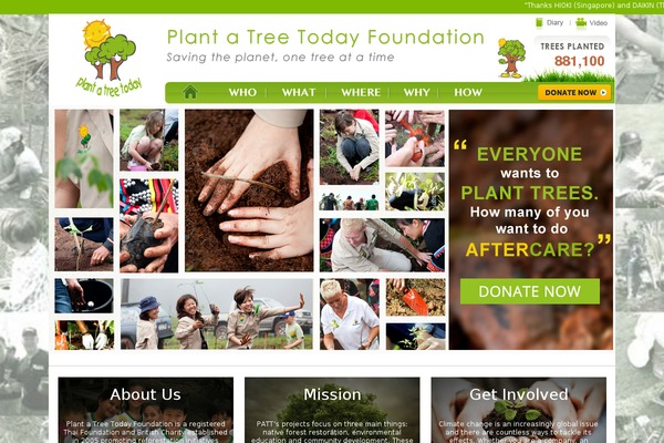 Site using WordPress Thumbnail Slider plugin