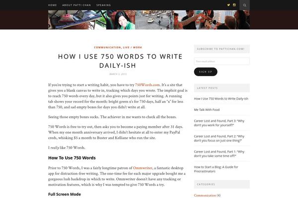 Hemlock theme site design template sample