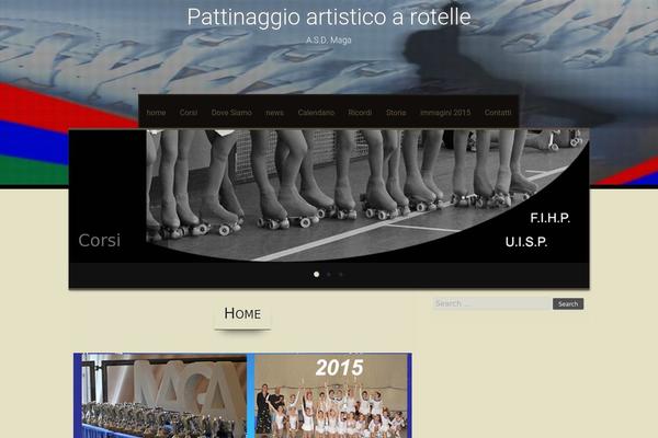 Sixteen theme site design template sample