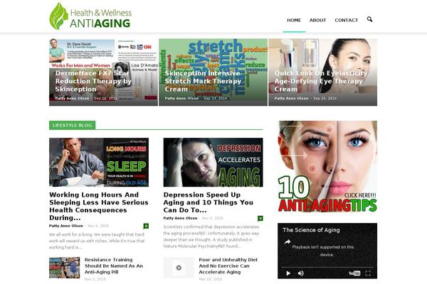 Newspaper Child theme site design template sample