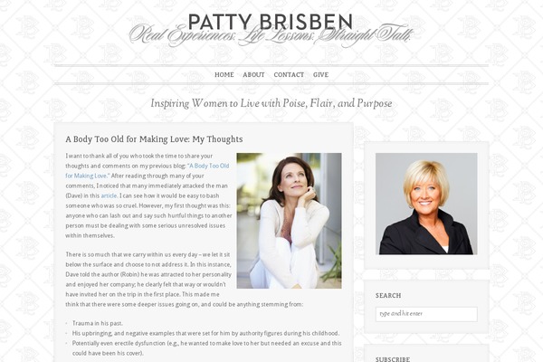 pattybrisben.com site used Socialike