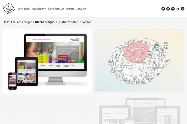 Studiofolio theme site design template sample