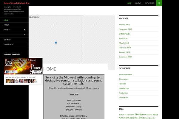Twenty Fourteen theme site design template sample