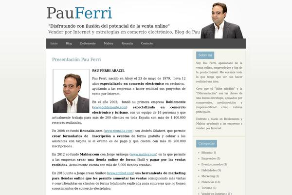 Puretype theme site design template sample