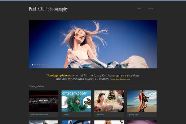 Minimalisto theme site design template sample