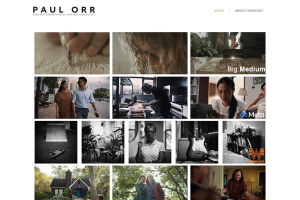 Stockholm theme site design template sample