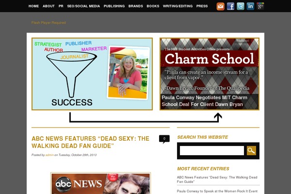 Site using Featured Content Gallery plugin