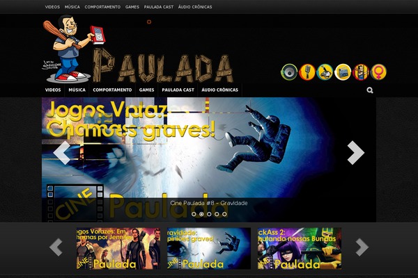 paulada.com.br site used Dashscroll