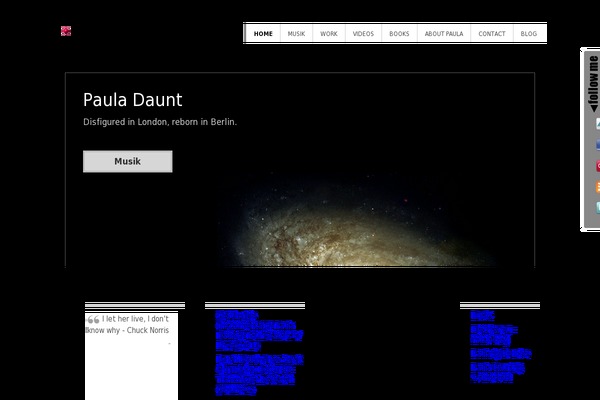 pauladaunt.com site used Loose
