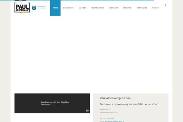 Site using Live Composer Page Builder plugin