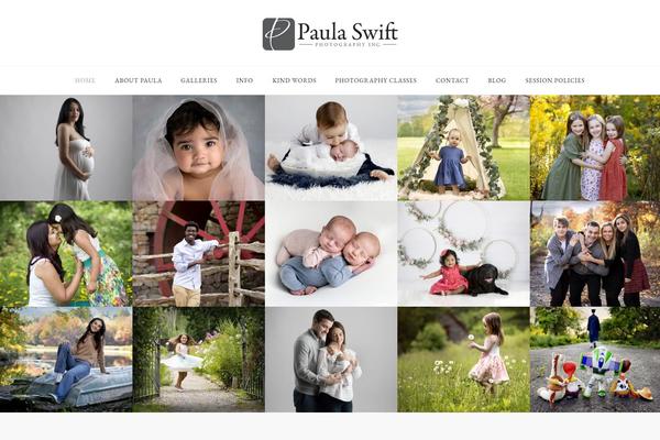 Oshine theme site design template sample