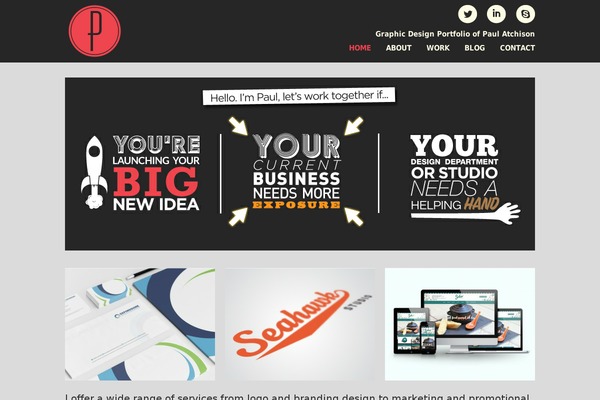 Volumes theme site design template sample