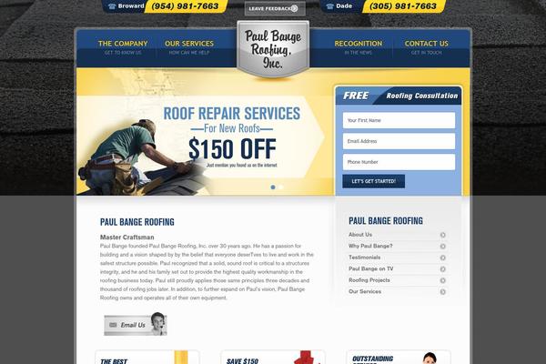 paulbangeroofing.com site used Ogk