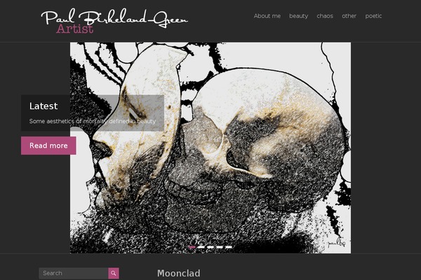 Spacious theme site design template sample