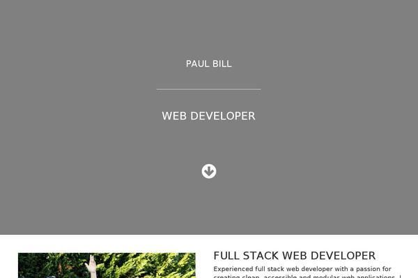 paulbill.com site used Pb-theme