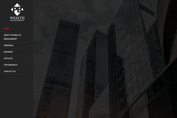 Blade theme site design template sample