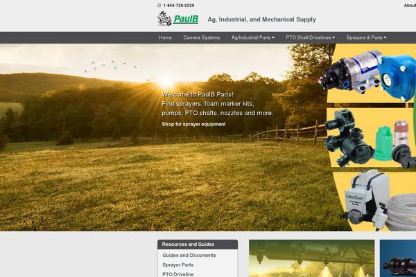 Superstore Child theme site design template sample