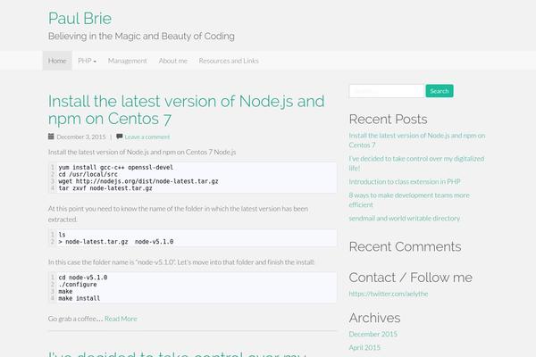 Flat Bootstrap theme site design template sample