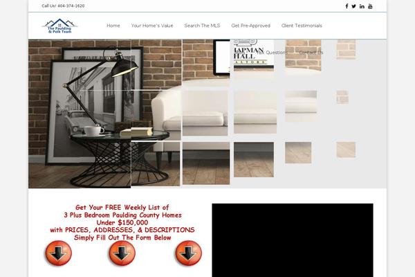 WP Residence theme site design template sample