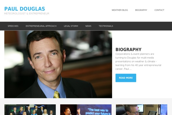 Enterprise Pro theme site design template sample