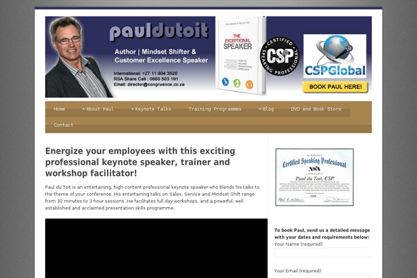 Site using IQ Testimonials plugin