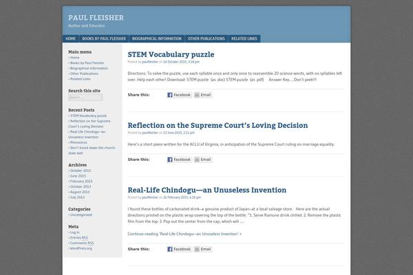 F2 theme site design template sample