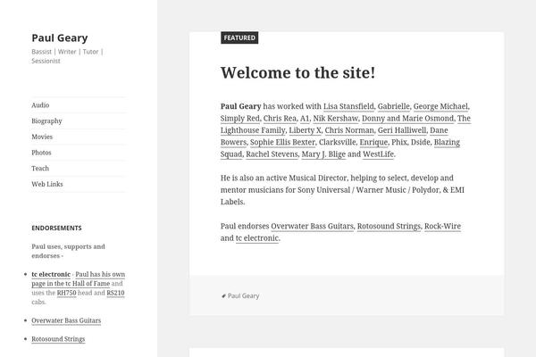 Site using Audio Player plugin