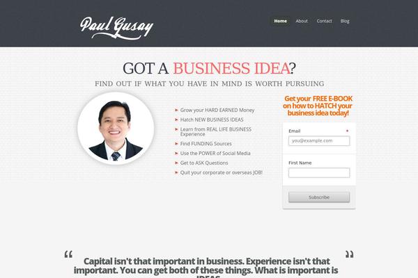 Nimble theme site design template sample