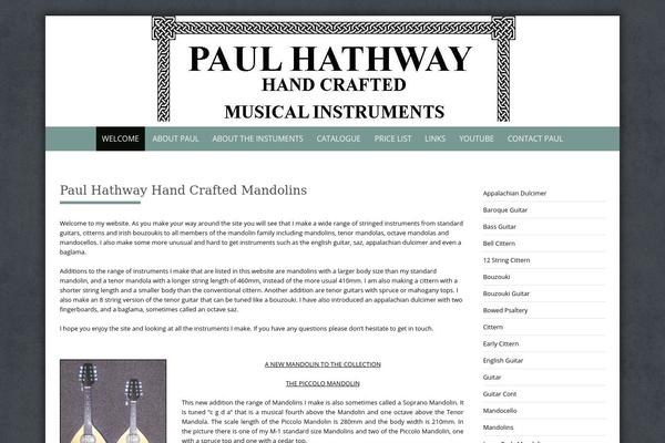 Pure & Simple theme site design template sample