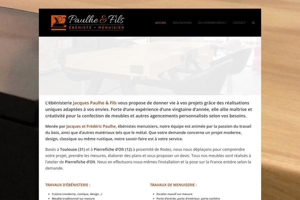 Total theme site design template sample