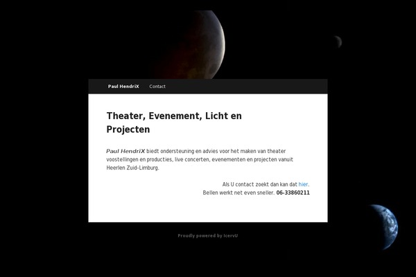 paulhendrix.nl site used Bloxtheme