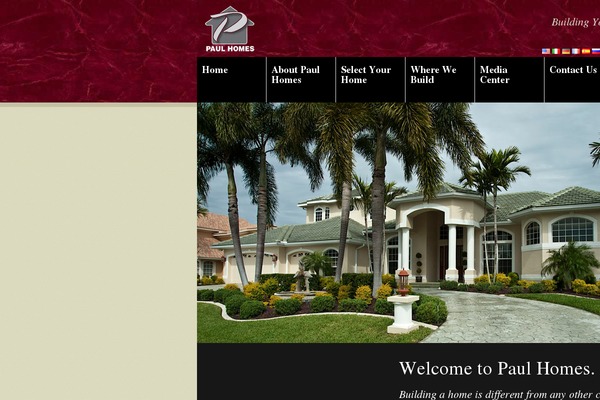 paulhomes.com site used Theme1174