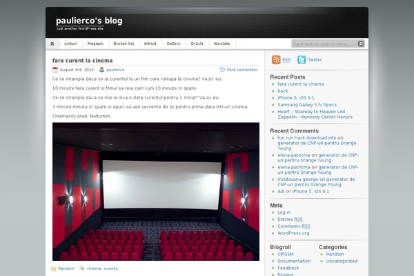 iNove theme site design template sample