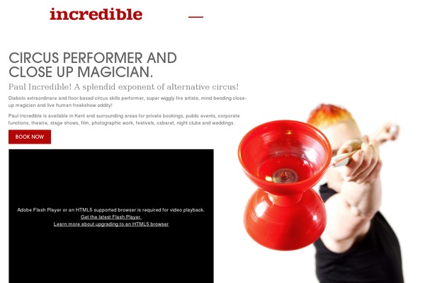 paulincredible.com site used Incredible