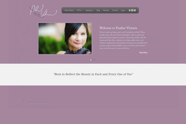 Feather theme site design template sample