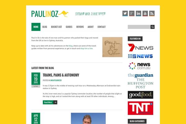 paulinoz.com site used Boldr-pro.1.3.0