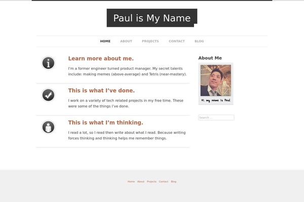Site using Custom Recent Posts plugin