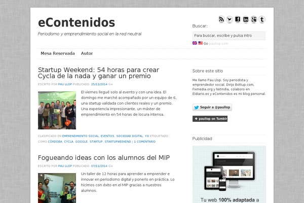 Independent Publisher theme site design template sample