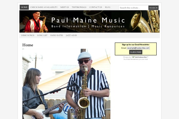 Genesis theme site design template sample