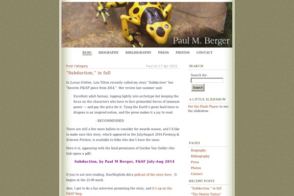 Fasttrack theme site design template sample