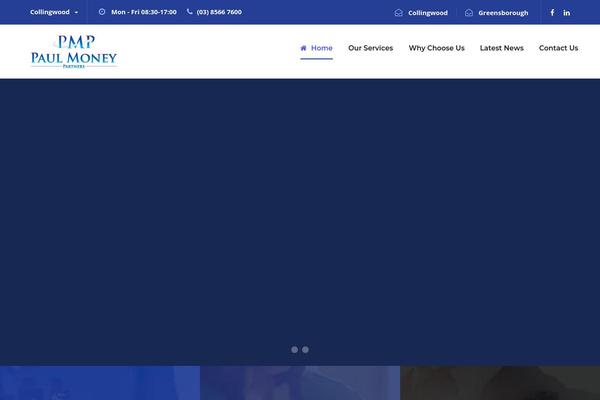 Financity theme site design template sample