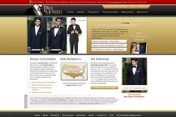 Pm theme site design template sample