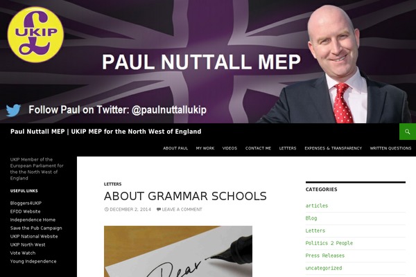 Twenty Fourteen theme site design template sample