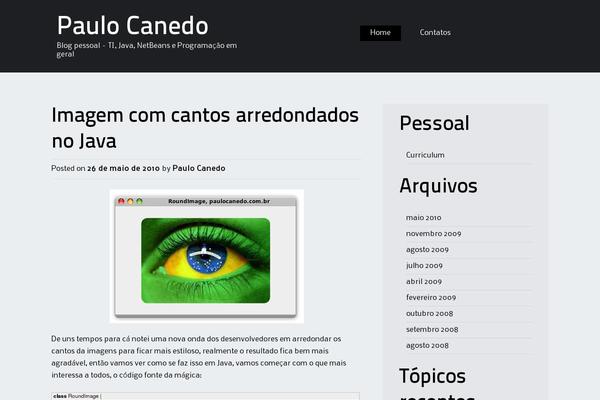paulocanedo.com.br site used Alexandria