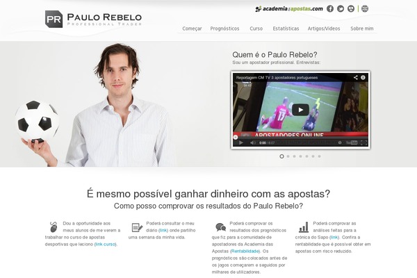 Site using Facebook Like Box plugin