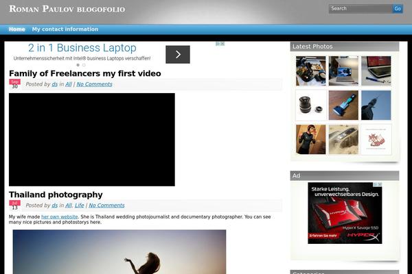 Arclite theme site design template sample