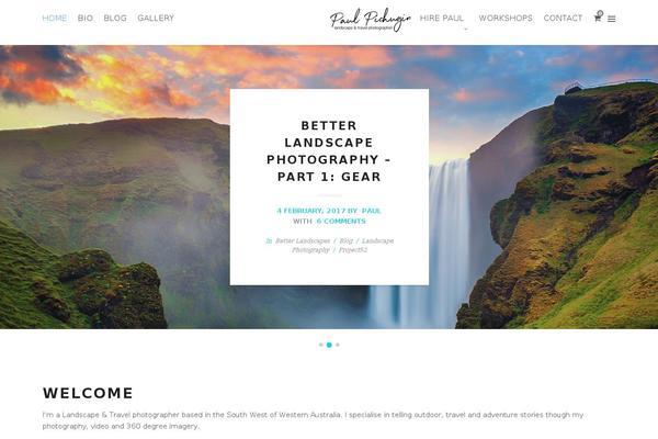 Grandphotography theme site design template sample