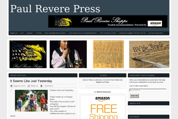 Massive News theme site design template sample