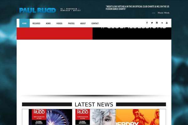IronBand theme site design template sample
