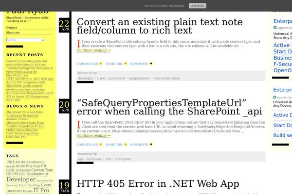Esquire theme site design template sample